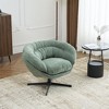 NicBex Swivel Chair Accent Chair with Removable Cushion Comfy Chair Living Room Chair for Reading Room, Bedroom, Office - 2 of 4