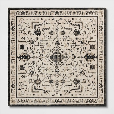 1'6x2'6 Woven Rubber All Seasons Scraper Rug Black - Apache Mills : Target