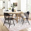 Washable Floral Print Area Rug - Soft Boho Carpet Non-Slip Low Pile Large Accent Rug for Living Room Bedroom Nursery Dining Room - 2 of 4