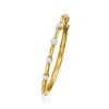RS Pure by Ross-Simons 0.10 ct. t.w. Diamond Station Ring in 14kt Yellow Gold - 2 of 4