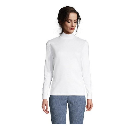 Women's petite 2025 mock turtleneck