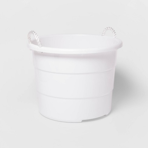 10gal Plastic Rope Tub White Sun Squad Target