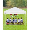 CuisinSmart 10x10 Pop Up Canopy Tent, Outdoor Tent with 3 Adjustable Height, Easy Set Up Canopy with 4 Sandbags & Carrying Bag - 2 of 4