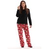Just Love Womens Plush Pajama Pant Set with Matching Socks  Fun, Cozy Sleepwear with Sayings - 2 of 4