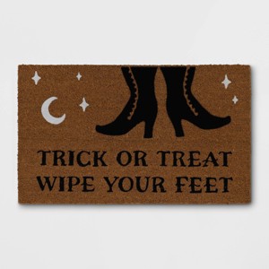 1'6"x2'6" Trick or Treat Coir Doormat - Hyde and EEK! Boutique™ - 1 of 4