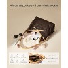Purses for Women Soft Leather Hobo Handbags Quilted Crossbody Bag Bucket Purse - 4 of 4