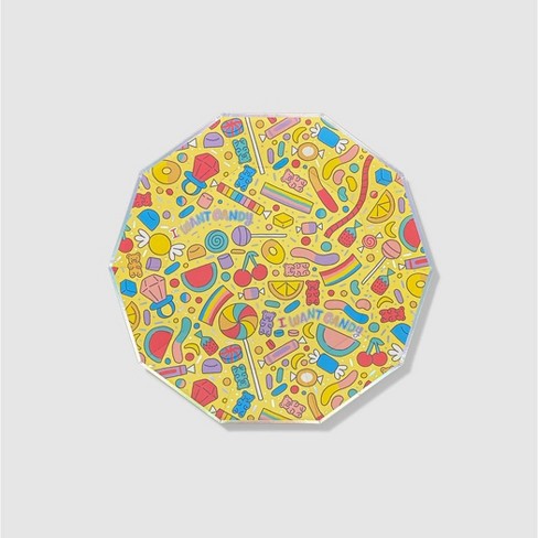 I Want Candy Large Plates (10 per pack) - image 1 of 3