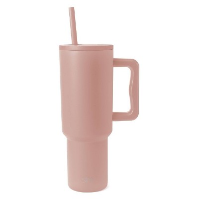 Simple Modern 24 fl oz Double Wall Plastic Classic Tumbler with Straw|Opalescent, Size: One Size