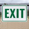 Unique Bargains Aluminum Reflective Rust Free Waterproof Exit Sign 2 Pcs - 4 of 4