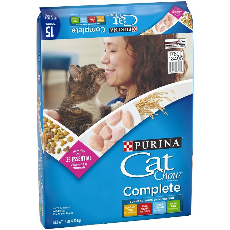 Purina Cat Chow Complete with Chicken Adult Dry Cat Food, 5 of 11