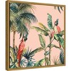 16" x 16" Tropicano II by Eva Watts Framed Canvas Wall Art - Amanti Art: Modern Style, Nature & Animal Lithograph, Sawtooth Back Mount - 2 of 4