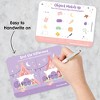 Big Dot of Happiness Pajama Slumber Party - 2-in-1 Girls Sleepover Birthday Party Cards - Activity Duo Games - Set of 20 - 3 of 4