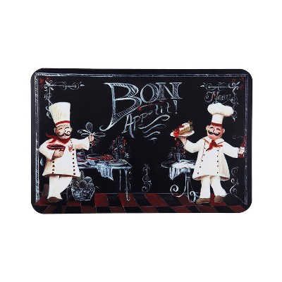 18" x 30" Anti-Fatigue Kitchen Floor Mat Chalkboard Chefs - J&V Textiles