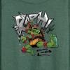Women's - Teenage Mutant Ninja Turtles - Raphael Going In Loud Lightweight French Terry Wide Neck Long Sleeve Shirt - 2 of 4