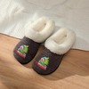Roxoni Women’s Cozy Faux Fur Slippers with Indoor Outdoor Sole – Festive Holiday Custom Gift Footwear - 2 of 4