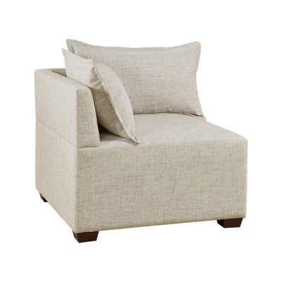 Molly 35" Linen Modular Corner Chair