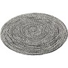 Colonial Mills Kaari Tweed Rug - Electric Black 3' round - 2 of 4