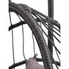 38"Outdoor patio Wicker Hanging Chair Swing Chair Patio Egg Chair UV Resistant Grey cushion Aluminum frame - 4 of 4