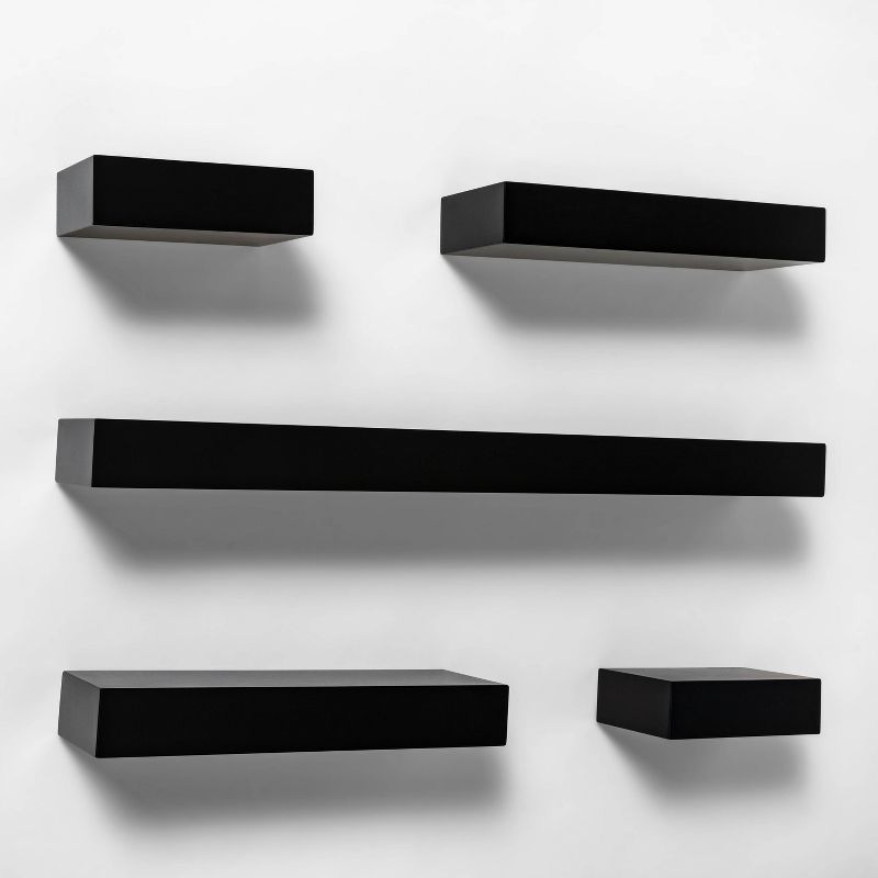 5pc Modern Wall Shelf Set - Threshold™, 1 of 6
