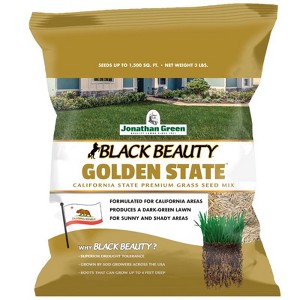 Jonathan Green Black Beauty Golden State Mixed Sun or Shade Grass Seed 3 lb - 1 of 1