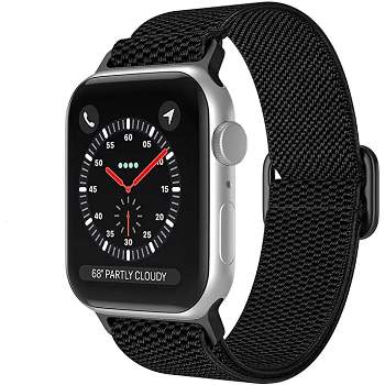 Worryfree Gadgets Stretchy Nylon Solo Loop Band for Apple Watch 38/40/41mm, 42/44/45mm iWatch Series 8 7 6 5 4 3 2 1 & SE