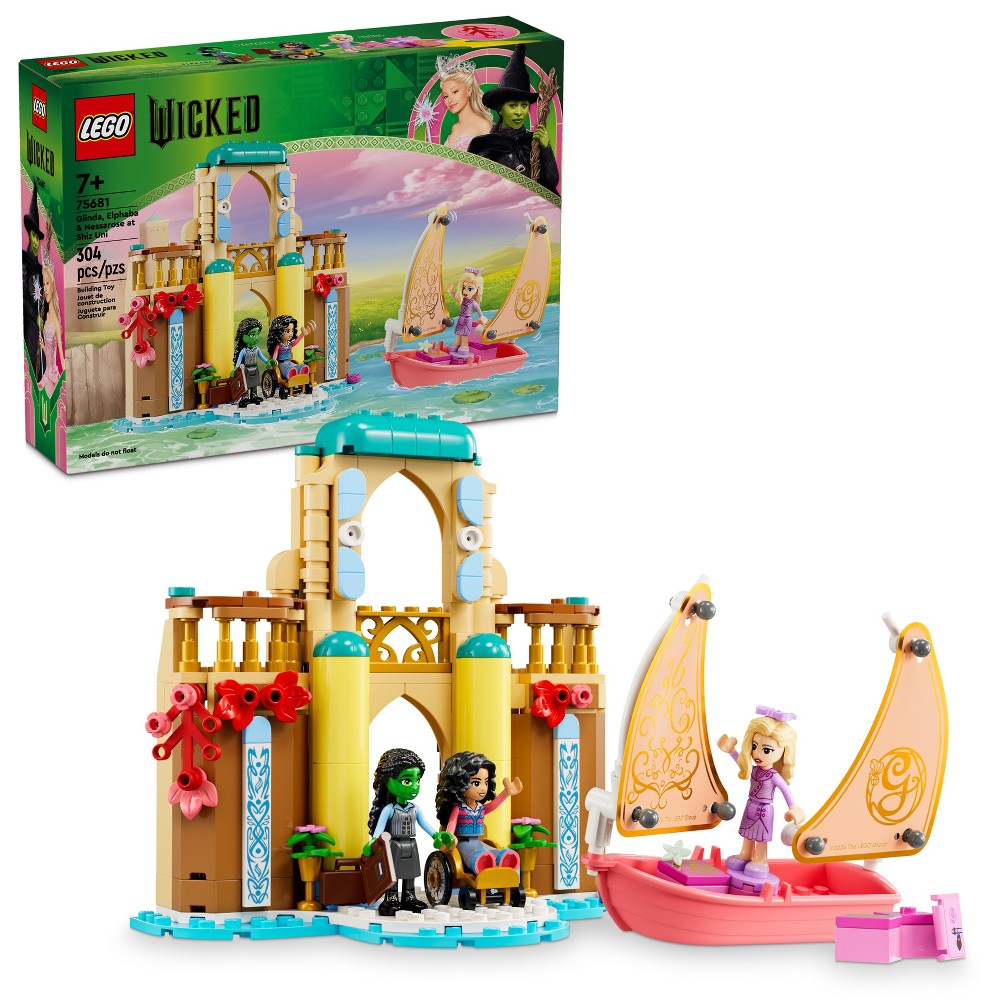 Photos - Construction Toy Lego Wicked Glinda, Elphaba & Nessarose at Shiz University, Dollhouse Toy 75681 