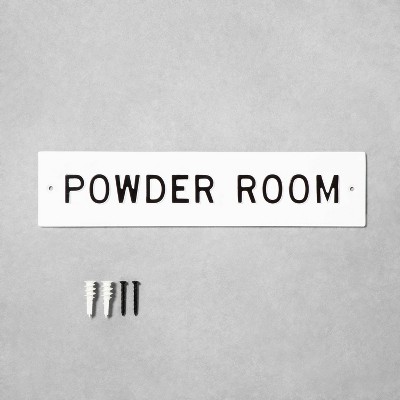 Small 'Powder Room' Wall Sign White/Black - Hearth & Hand™ with Magnolia