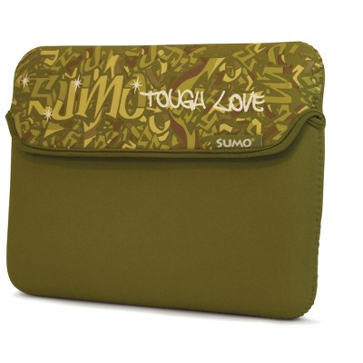 Mobile Edge Sumo Graffiti Neoprene iPad/Tablet Sleeve 8.9"9" screens Green