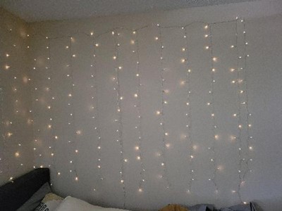 5' X 3.5' Led Curtain String Lights Warm White - West & Arrow : Target