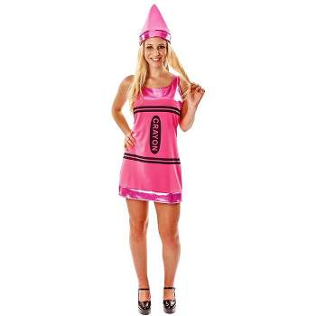 Orion Costumes Women's Pink Crayon Costume Dress