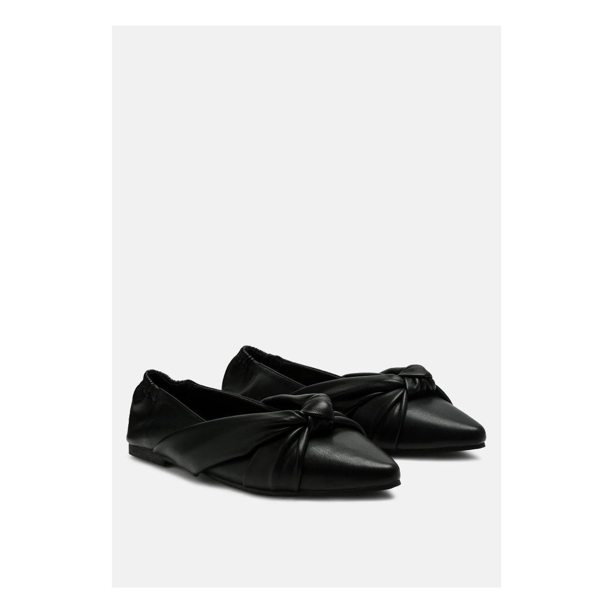 Обувь London Rag Womens Norma Knot Detail Elasticated Ballet Flats 7 — фото 2