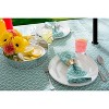 Design Imports  Aqua Diamond Outdoor Tablecloth 60X84 - 3 of 4