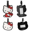 Sanrio Hello Kitty Luggage Tag Hello Kitty Bow PVC Travel Tags Gifts - Set of 4 - 3 of 4