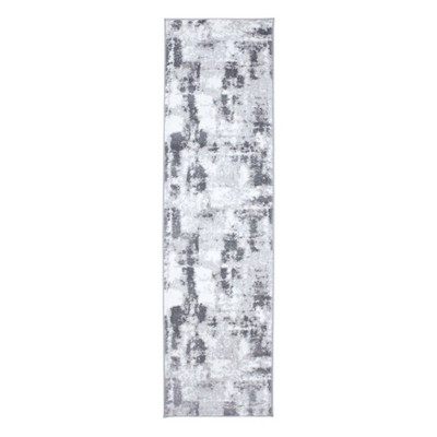 World Rug Gallery Contemporary Abstract Distressed Area Rug