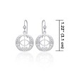 Slickblue Women's Sterling Silver Drop Earrings, Chalice Well Celtic Design, Spiritual Style, Silver, 1.22 Inch - 2 of 4