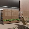 Outdoor Wrought Iron Planting Box with Climbing Frame (Classic Blinds) - 2 of 4