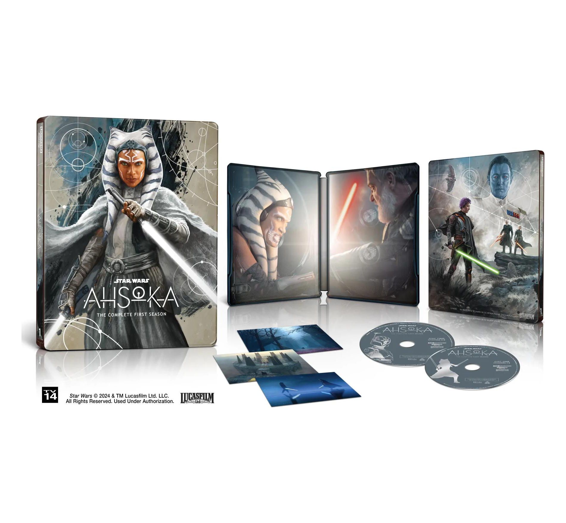 Steelbook Ahsoka: Complete Season 1 (UHD) New