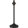 360 Lighting Lynn 26" Tall Skinny Buffet Modern Table Lamps Set of 2 Black Finish Metal Burlap Linen Shade Living Room Bedroom Bedside Nightstand - image 3 of 4