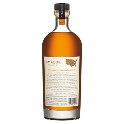 Amador Double Barrel Bourbon Whiskey - 750ml Bottle