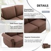 LOVMOR 57.5" Orisfur Pull Out Sofa Bed Loveseat Sleeper with Twin Size Memory Mattress for Living Room Spaces - 4 of 4