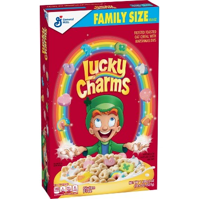 General Mills Family Size Lucky Charms Cereal - 18.6oz