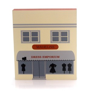 Cats Meow Village 4.0 Inch Madeline Dress Emporium Series X 10 Retired Village Buildings - 1 of 2