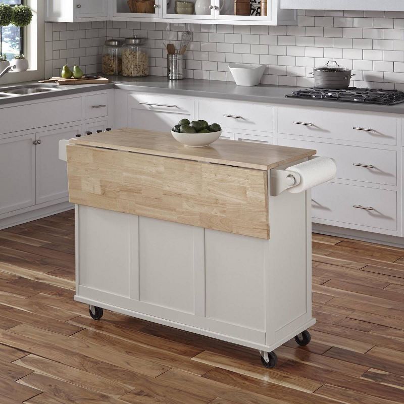 Dolly Madison Kitchen Cart with Wood Top - Home Styles, 4 of 20
