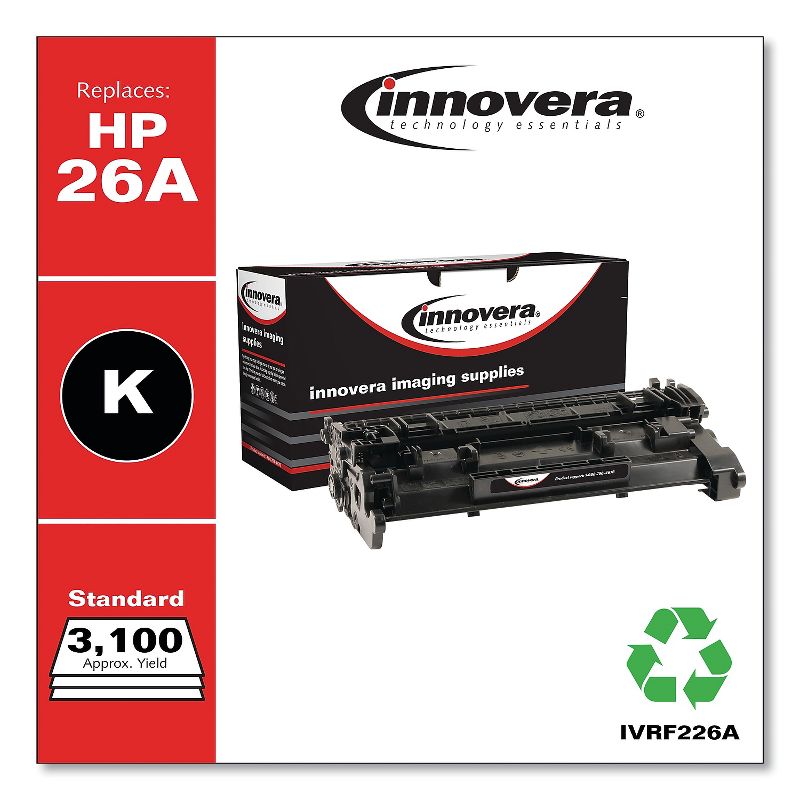 Innovera Remanufactured CF226A (26A) Toner 3100 Page-Yield Black, 2 of 6