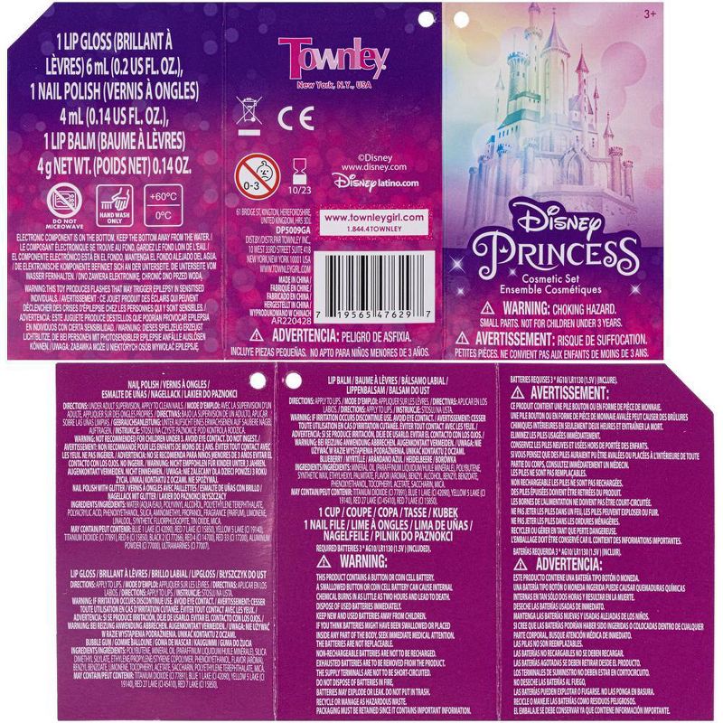 Disney Princess Light Up Cosmetic Tumbler Set, 5 of 6