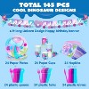 Joyfy 145 Pcs Mermaid Birthday Party Supplies for Kids with Banner 24 Serves, Disposable Tableware Set,Birthday Party Decoration for Girls 6-8 Years - 2 of 4
