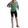 Women's Floral & Animal Bell Sleeve Top - umgee - 4 of 4