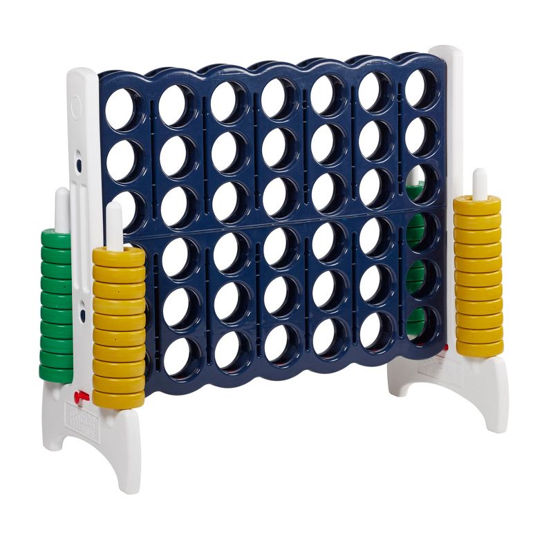 ECR4Kids Jumbo Four-To-Score Giant Game-Indoor/Outdoor 4-In-A-Row Connect, 1 of 12