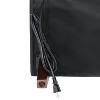 Flash Furniture HERCULES Artemis Upholstered Left Arm Reception Chair, 2 AC Outlets/1 USB/1 USB-C Ports and Wood Walnut Legs w/ Adjustable Floor Glide - 4 of 4