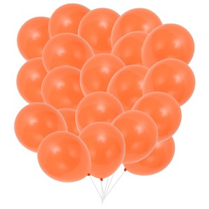 Unique Bargains Latex Helium Balloons 10-inch Round for Wedding Anniversary Graduation Birthday Party Backdrop Decorations 20 Pcs - 1 of 4